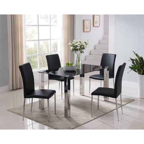 Buy Dining Chairs, Black, Set of 4 Online at Overstock | Our Best