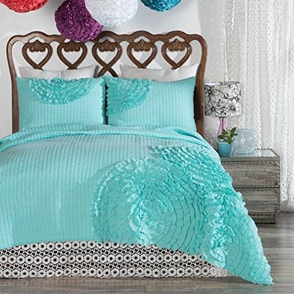 turquoise quilt king