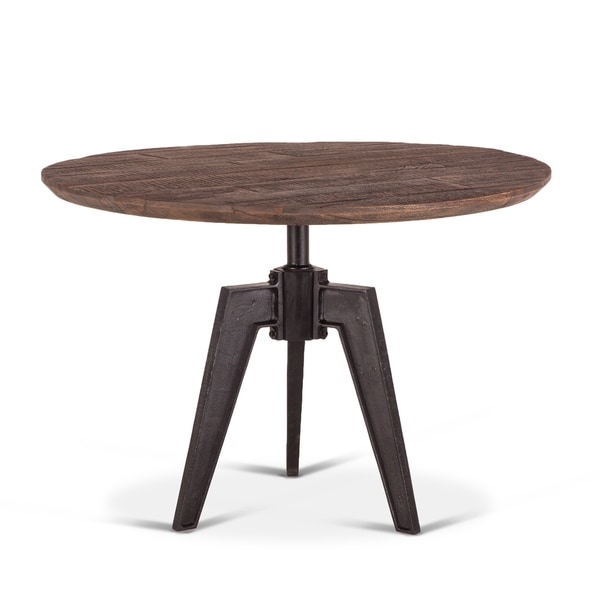 round dining table adjustable height