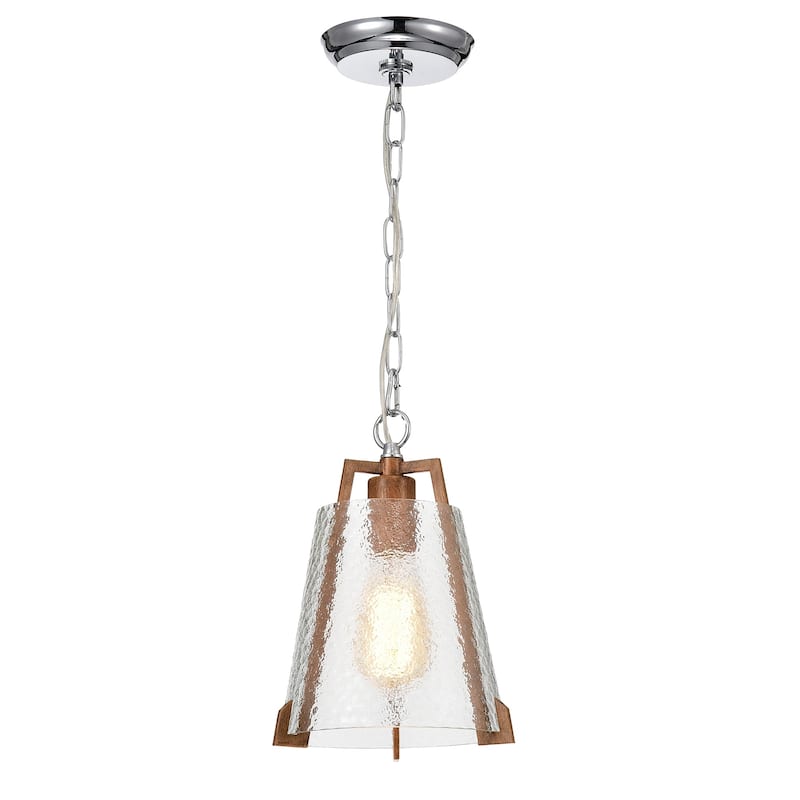 Osimo Light Brown/Chrome 1-light Pendant