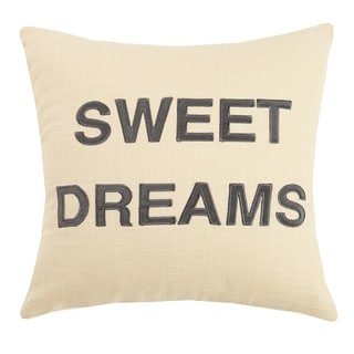 Sweet Dreams Applique Embroidered Pillow - Bed Bath & Beyond - 28275206