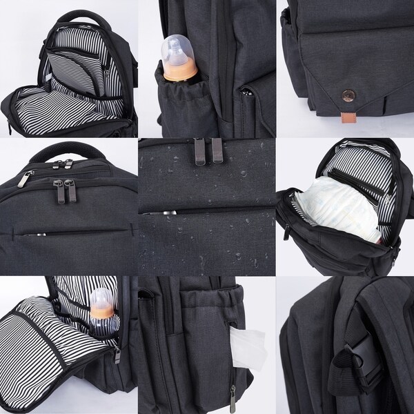 baby bag with changing mat