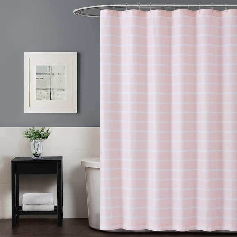 Porch & Den Sorrento Striped Shower Curtain