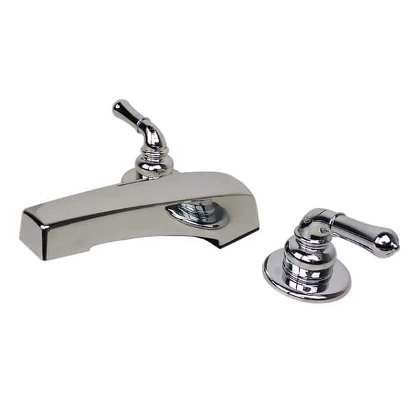 slide 1 of 5, Two Handle Non-Metallic Adjustable Garden Tub Filler Faucet for Manufactured, Modular, and Mobile Home Bathroom