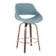 Option Blue Noise Fabric/Walnut Wood