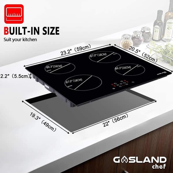 Shop Gasland Chef Ih60bf 24 Built In Induction Cooker Vitro