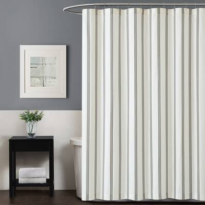 Porch & Den Spellman Striped Shower Curtain