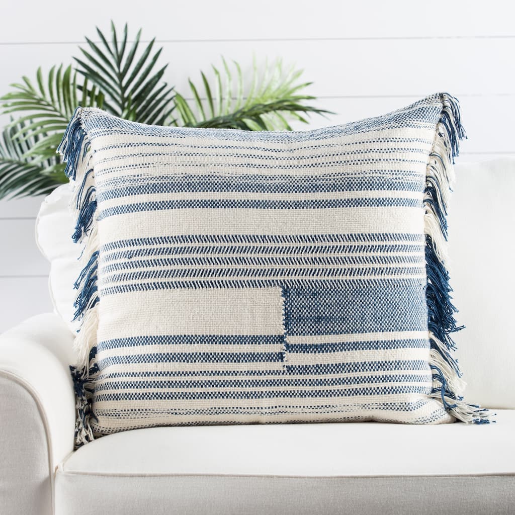 Nikki Chu by Jaipur Living Bonsai Stripes Throw Pillow 24X24 inch