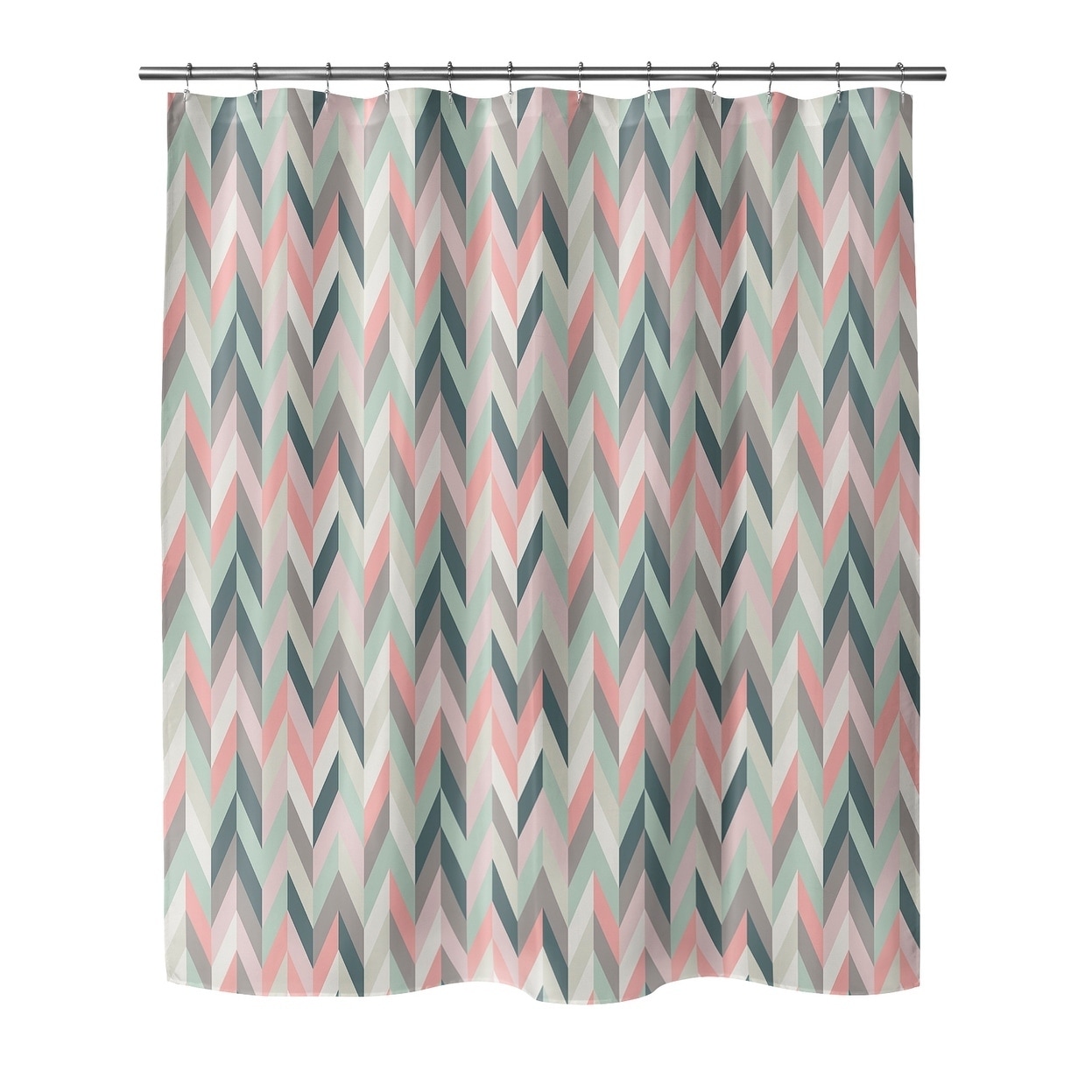 Aaron Pink Shower Curtain By Kavka Designs Overstock 28284802