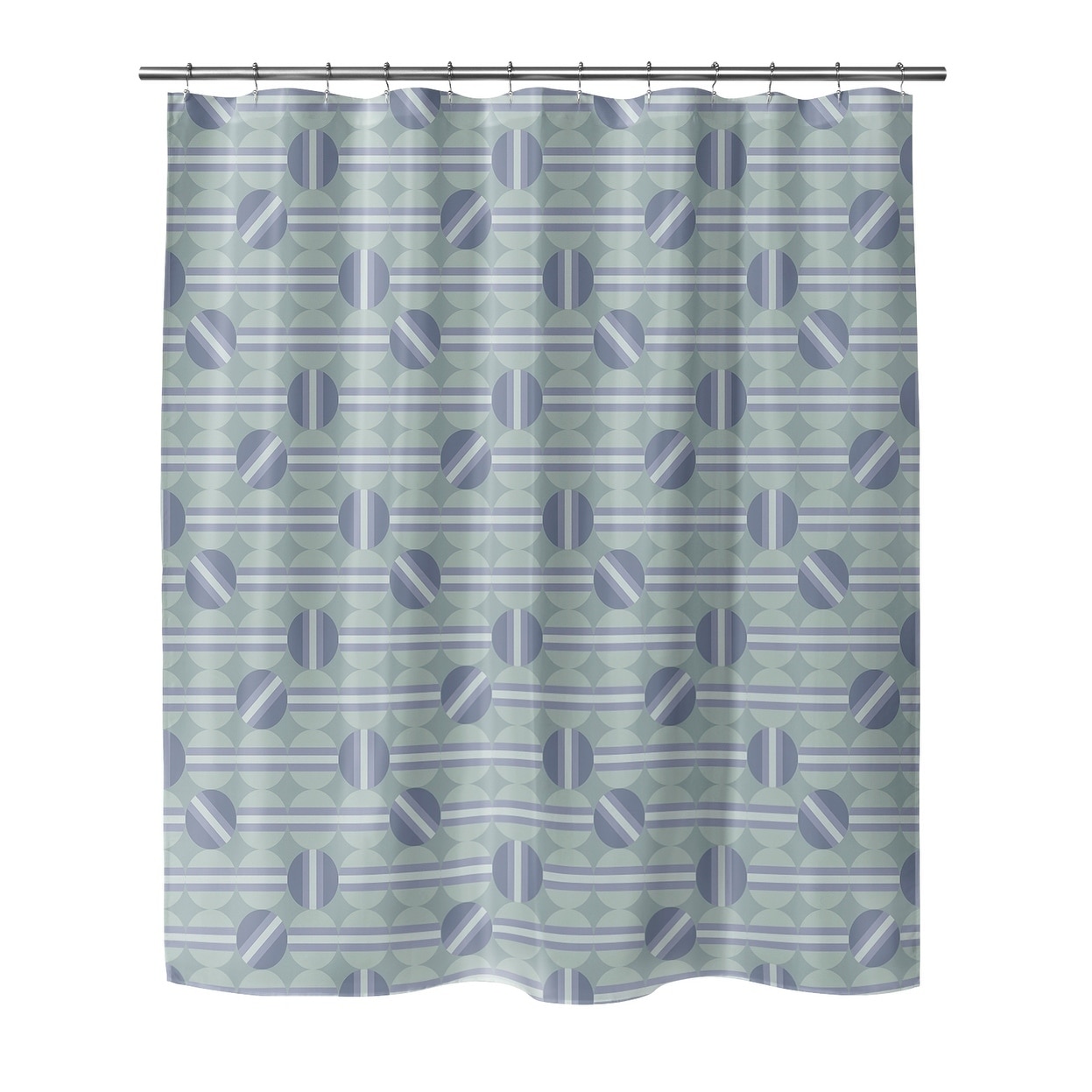 Shop Hemispheres Mint Shower Curtain By Kavka Designs On Sale Overstock 28284810