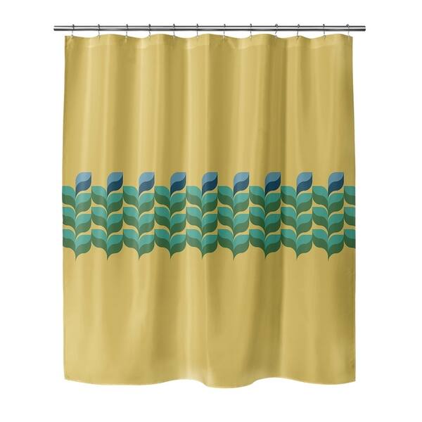 Porch Den Rancher Gold And Green Fl Shower Curtain Porch Den Rancher Gold And Green Fl Shower Curtain