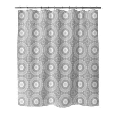 SHELL MANDALAS GREY Shower Curtain By Kavka Designs