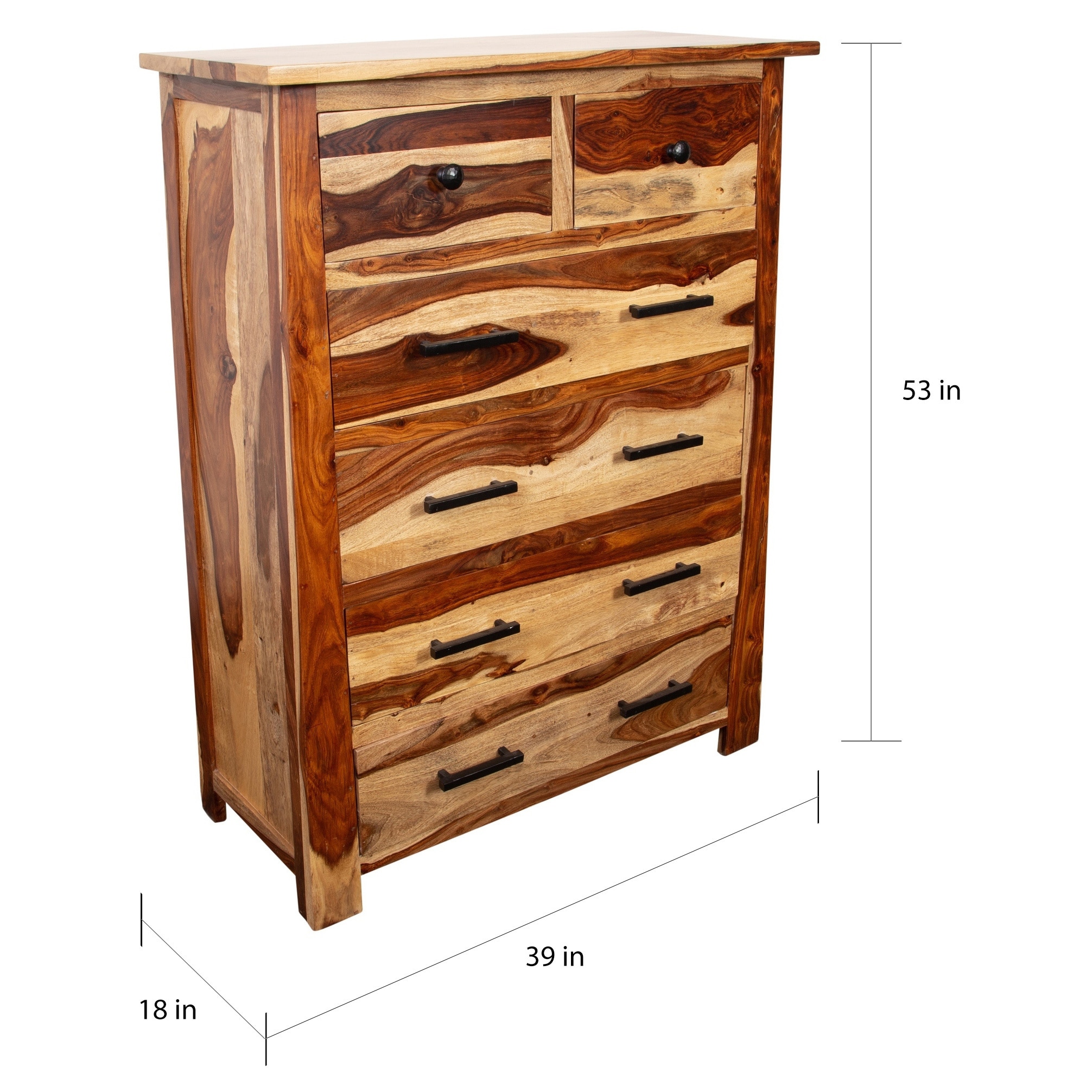 Shop Carbon Loft Jewesbury Solid Sheesham Wood 6 Drawer Chest
