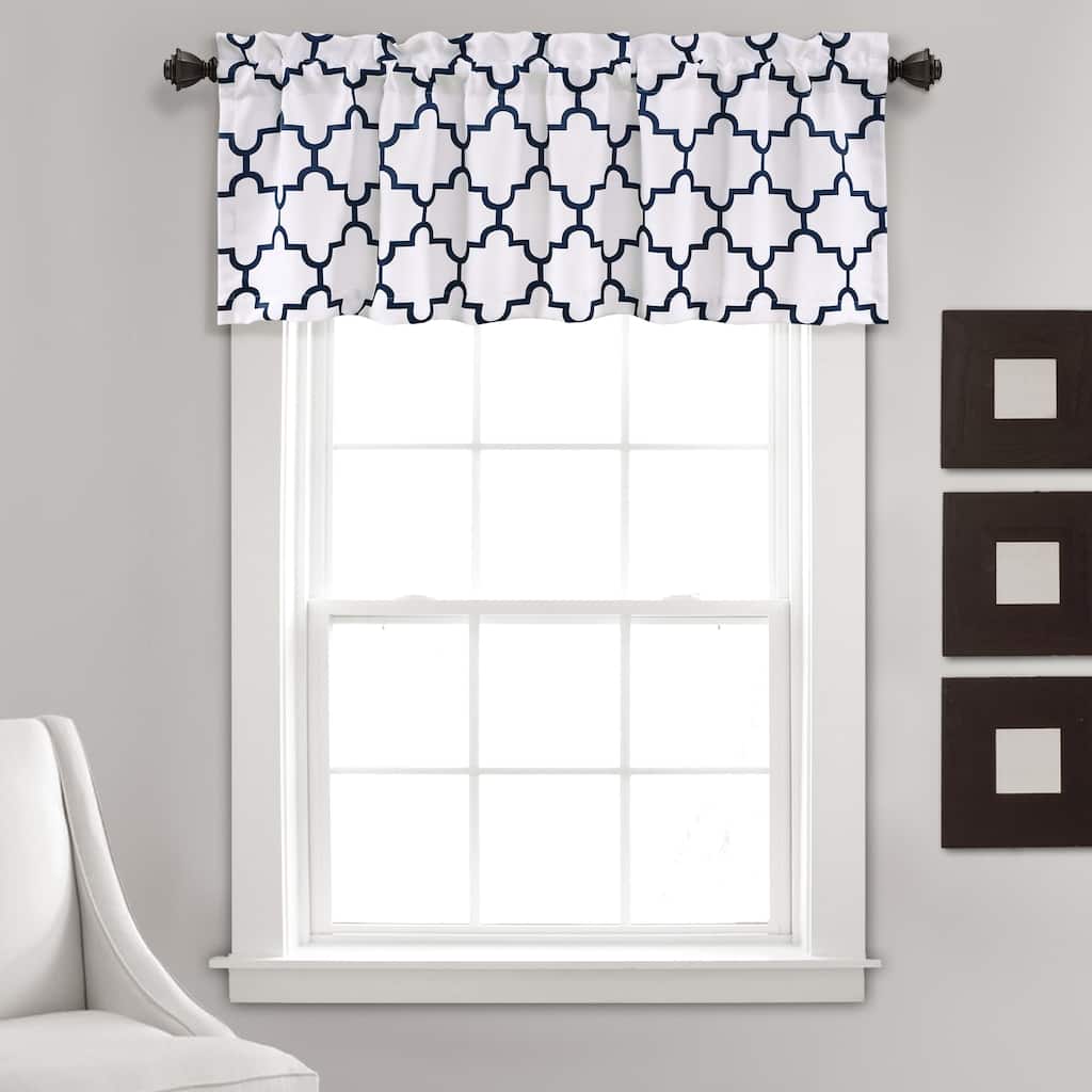 Porch & Den Room Darkening Window Curtain Valance - 18"L x 52"W - 18"L x 52"W