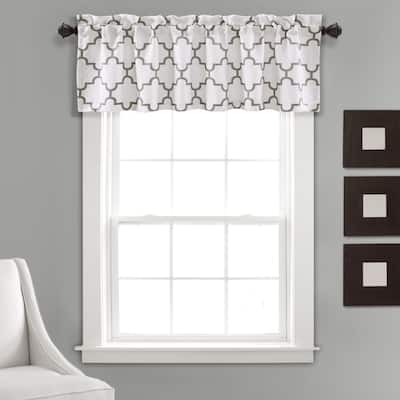 Porch & Den Room Darkening Window Curtain Valance - 18"L x 52"W - 18"L x 52"W