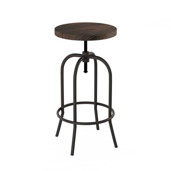 Swivel Bar Stool By Lavish Home On Sale Overstock 28287291 Black