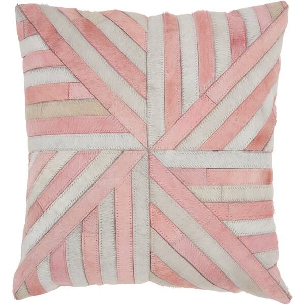 Mina Victory Burst Hair On Hide Throw Pillow 20 X 20 Overstock 28287708