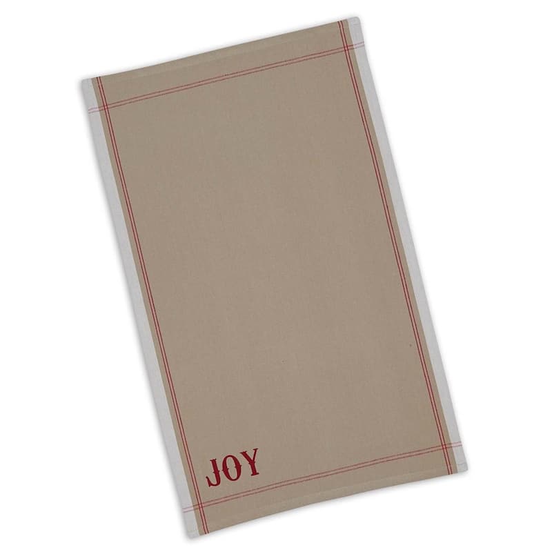 DII Assorted Holiday Embellished Dishtowel Set