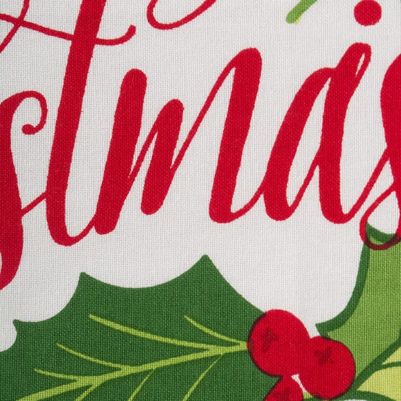 DII Assorted Cozy Christmas Embellished Dishtowel