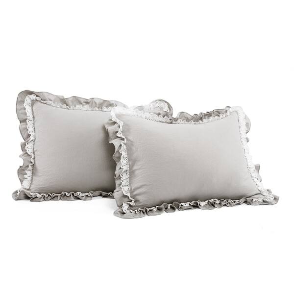 Shop Lush Decor Ella Shabby Chic Ruffle Lace Comforter Set On