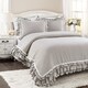 preview thumbnail 18 of 27, Silver Orchid Gerard Shabby Chic Ruffle Lace Comforter Set