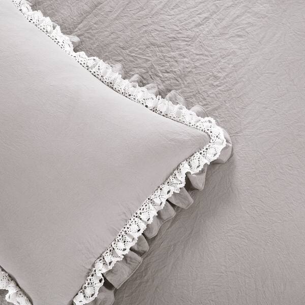 Shop Lush Decor Ella Shabby Chic Ruffle Lace Comforter Set On