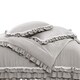 preview thumbnail 23 of 27, Silver Orchid Gerard Shabby Chic Ruffle Lace Comforter Set