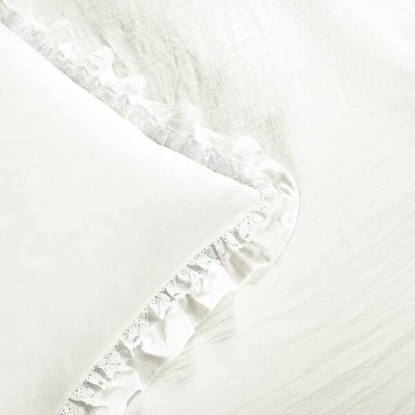 Shop Lush Decor Ella Shabby Chic Ruffle Lace Comforter Set On