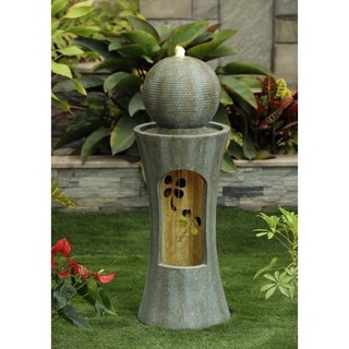 Ball fountain with led light