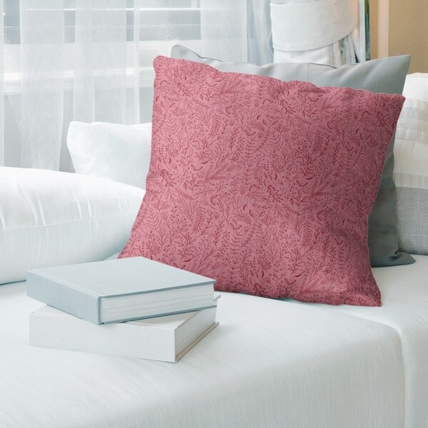 Porch & Den Deette Ditsy Floral Pattern Throw Pillow