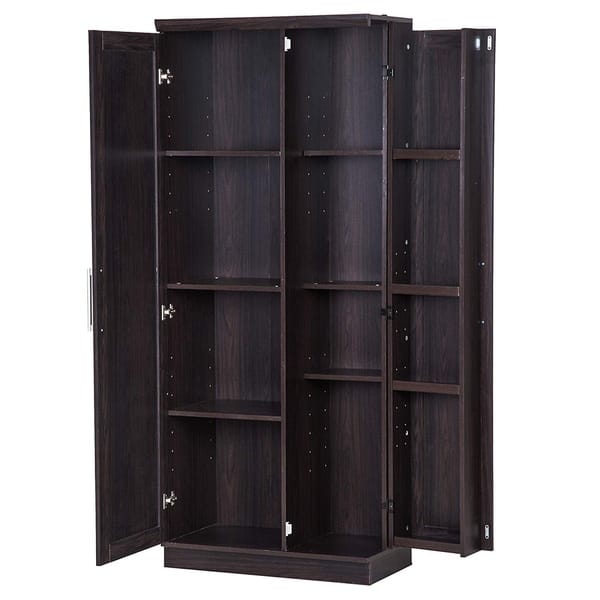 Shop 72 Wood Free Standing Kitchen Pantry Organizer Storage