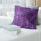 Porch & Den Camwall Snakes Pattern Throw Pillow - 20 x 20 - Purple - Synthetic Fiber