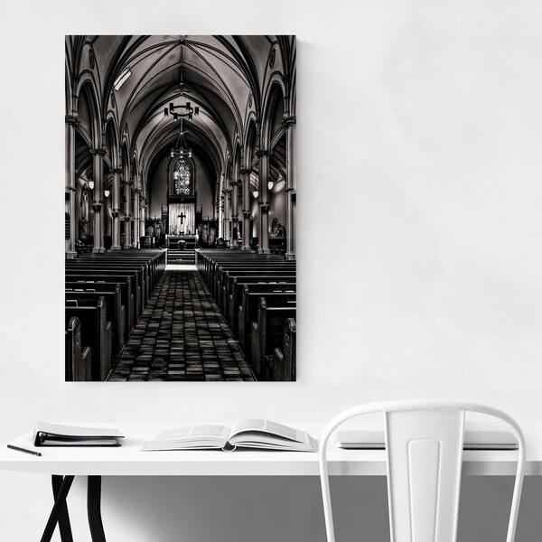 Shop Noir Gallery St Michaels College Toronto Canvas Wall Art