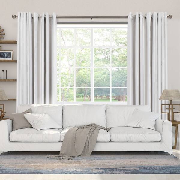 Shop Curtain Rod With Round Finials Adjustable Length 48 86