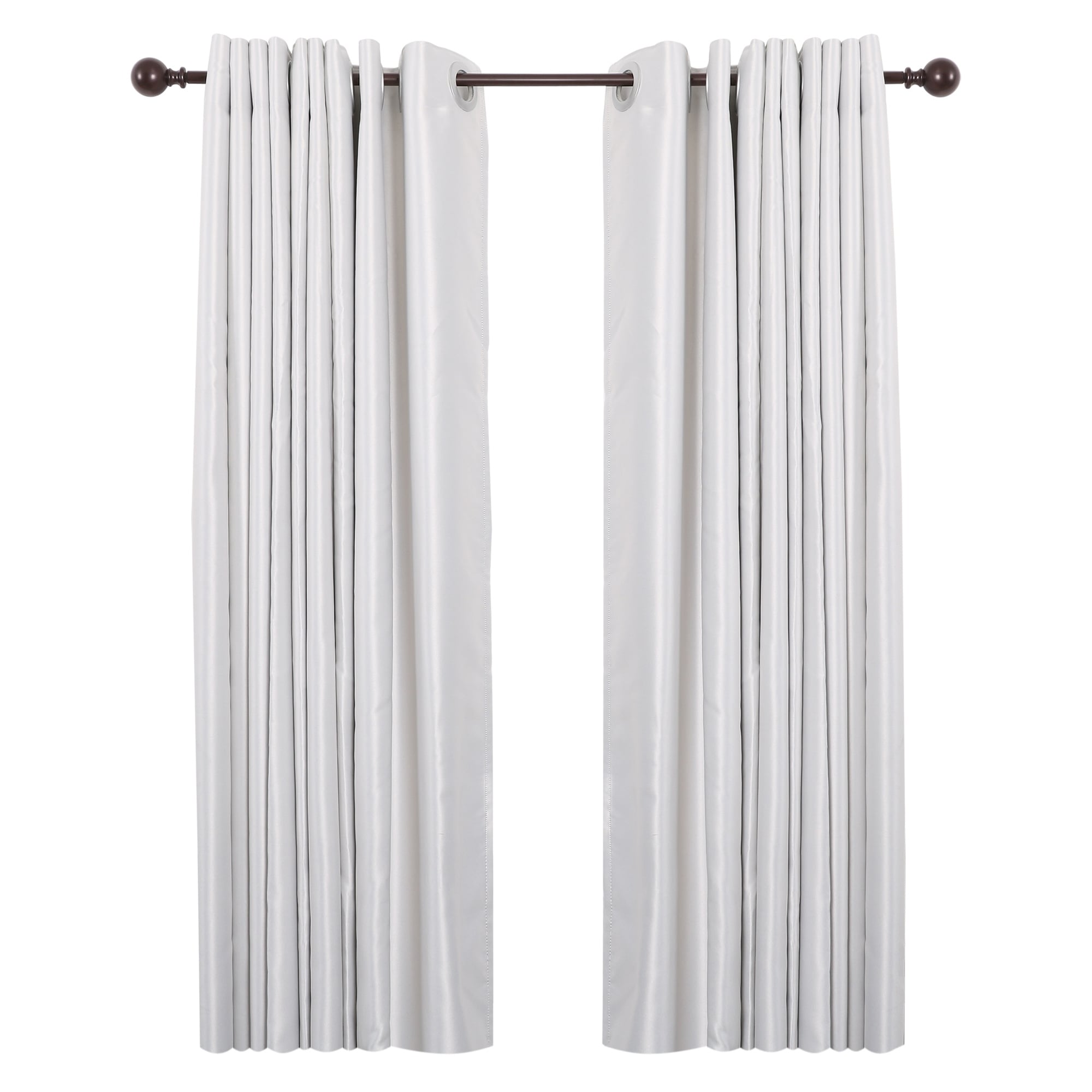round curtain rods for window