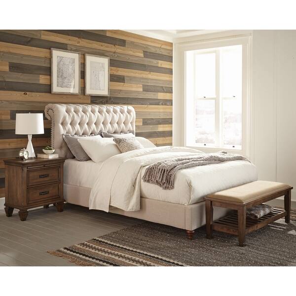 Shop Clemence Burnished Oak 3 Piece Panel Bedroom Set With Dresser