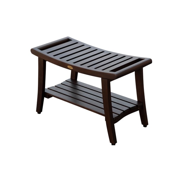 teak shower bench with arms