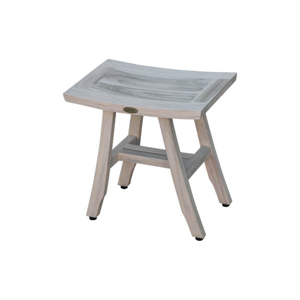 Coastalvogue Satori 18 Teak Shower Bathroom Stool Coastal Satori 18 Teak Shower Bathroom Stool