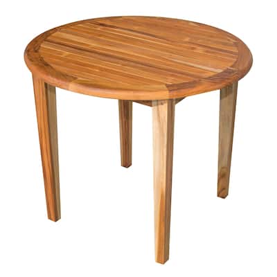 Cabo 36-inch Round Solid Teak Table by Havenside Home
