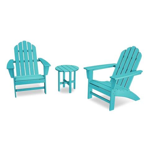 POLYWOOD® Kahala 3-Piece Adirondack Set