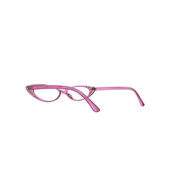Shop Rhinestone Colorful Cat Eye Reading Glasses Crystal Purple