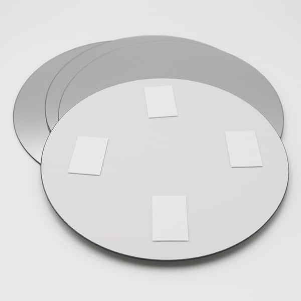 Shop Small Decorative Wall Self Adhesive Shaped Mirrors Set Of 4