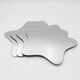 preview thumbnail 27 of 34, Small Decorative Wall Self Adhesive Shaped Mirrors - Set of 4 Star