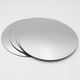 preview thumbnail 2 of 34, Small Decorative Wall Self Adhesive Shaped Mirrors - Set of 4 Round