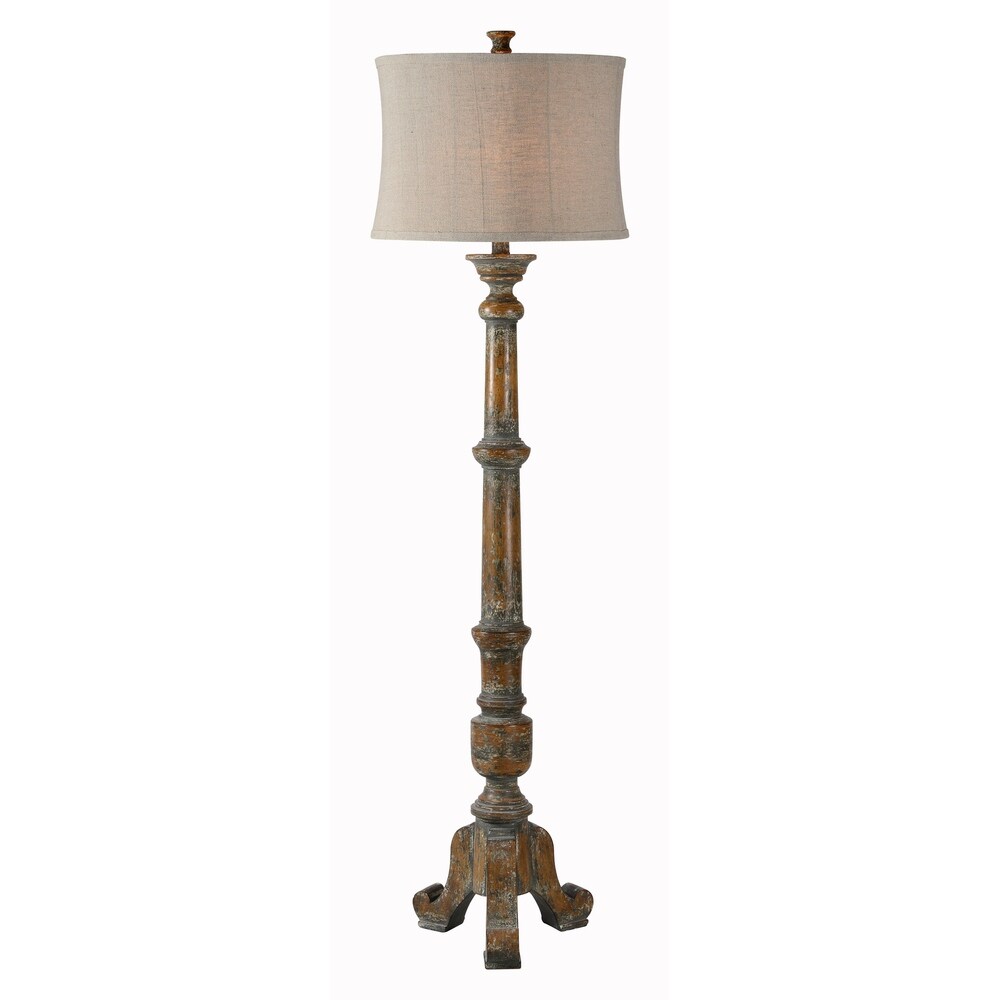 traditional wooden floor lamps