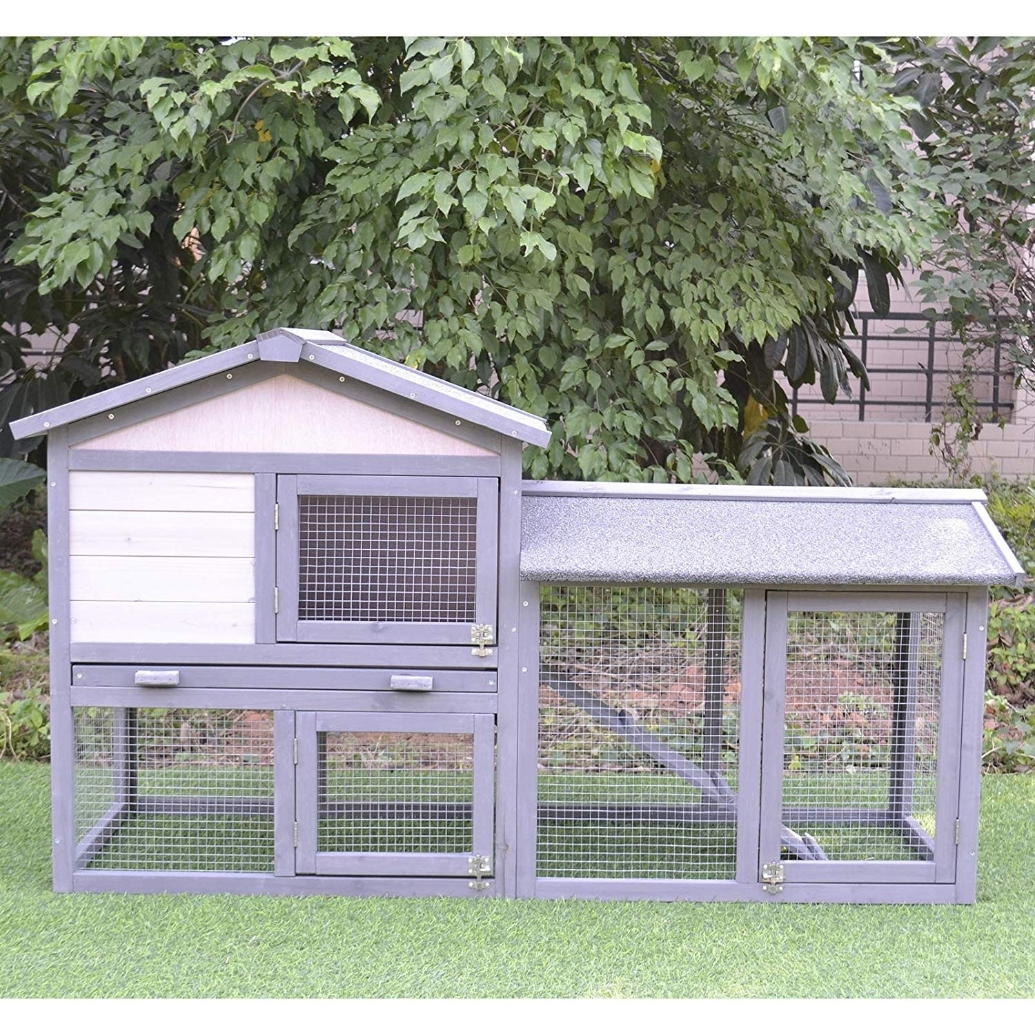 painted rabbit hutch