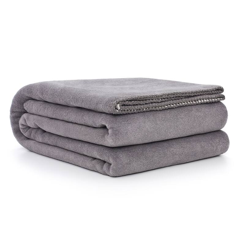 Reversible Luxury Cotton Blend Throw Blanket