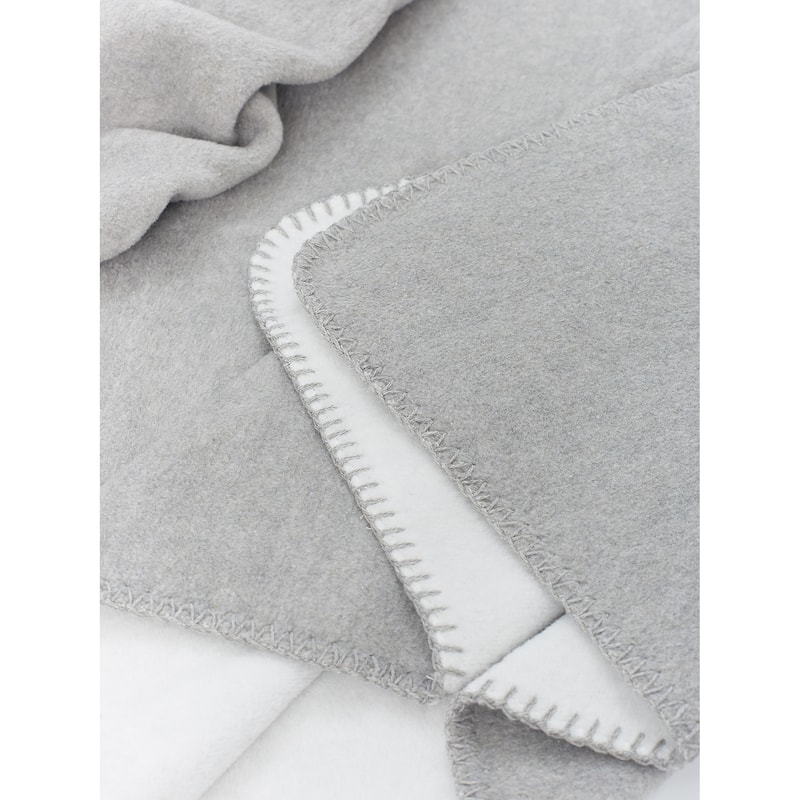 Reversible Luxury Cotton Blend Throw Blanket