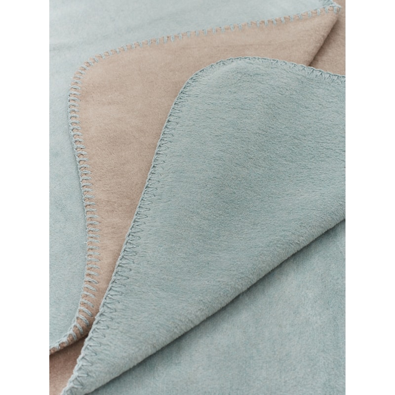 Reversible Luxury Cotton Blend Throw Blanket