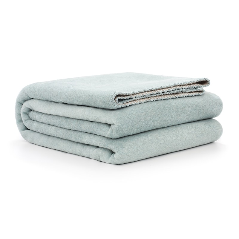 Reversible Luxury Cotton Blend Throw Blanket